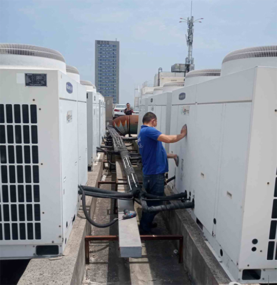 海门中央空调制热和不制冷系统维修方法